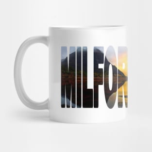 MILFORD SOUND - South Island New Zealand Sunset Mug